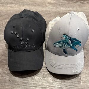 Black and Gray Alaska Caps